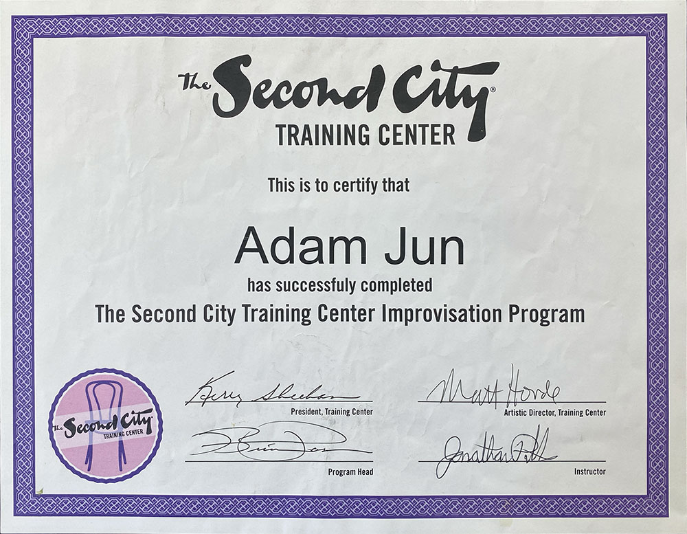The Second City Improv Certification